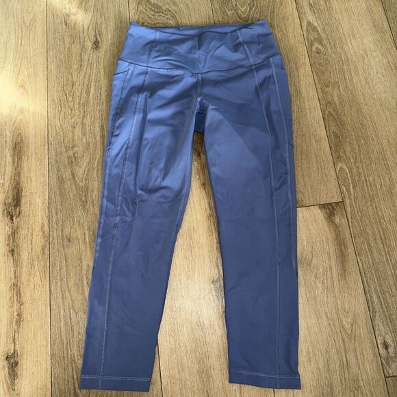 Victoria's Secret Pants - Victoria Sport Knockout‎ Women's Crop Leggings Pockets Lavender Small Preowned